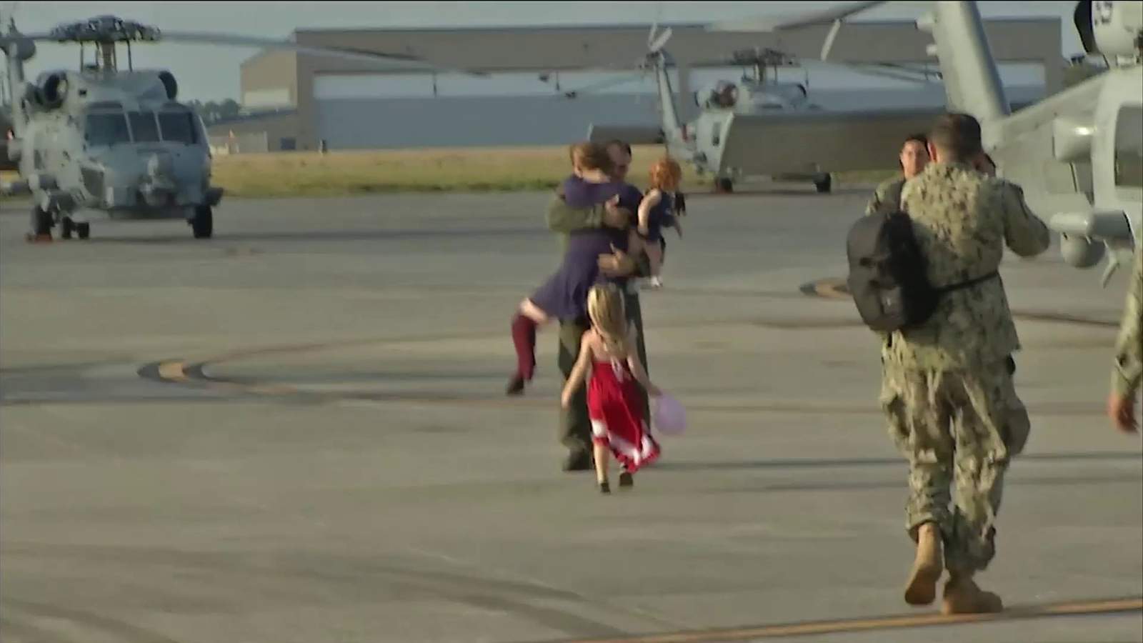 Mayport based Helicopter Maritime Squadron 46 returns home
