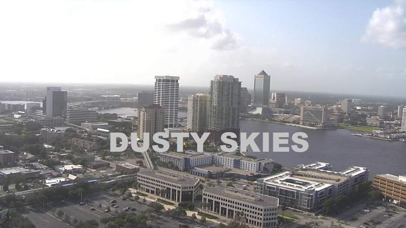 Florida (Jacksonville) sees dusty days from Africa