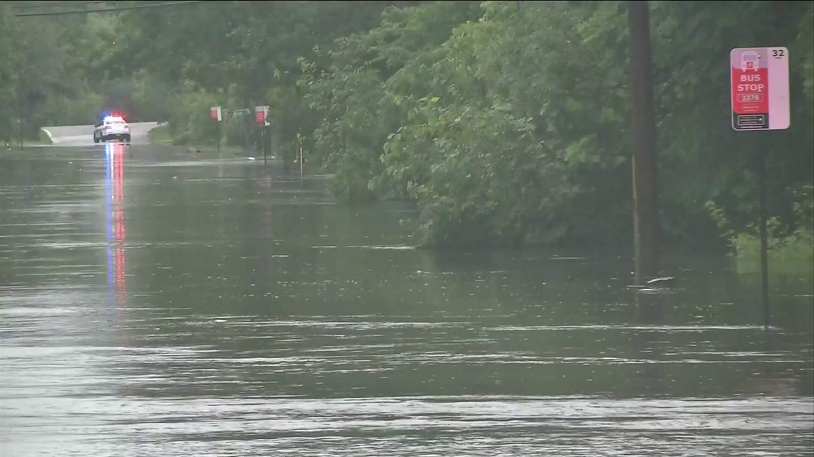 Heavy rain floods roads on Jacksonville’s Westside