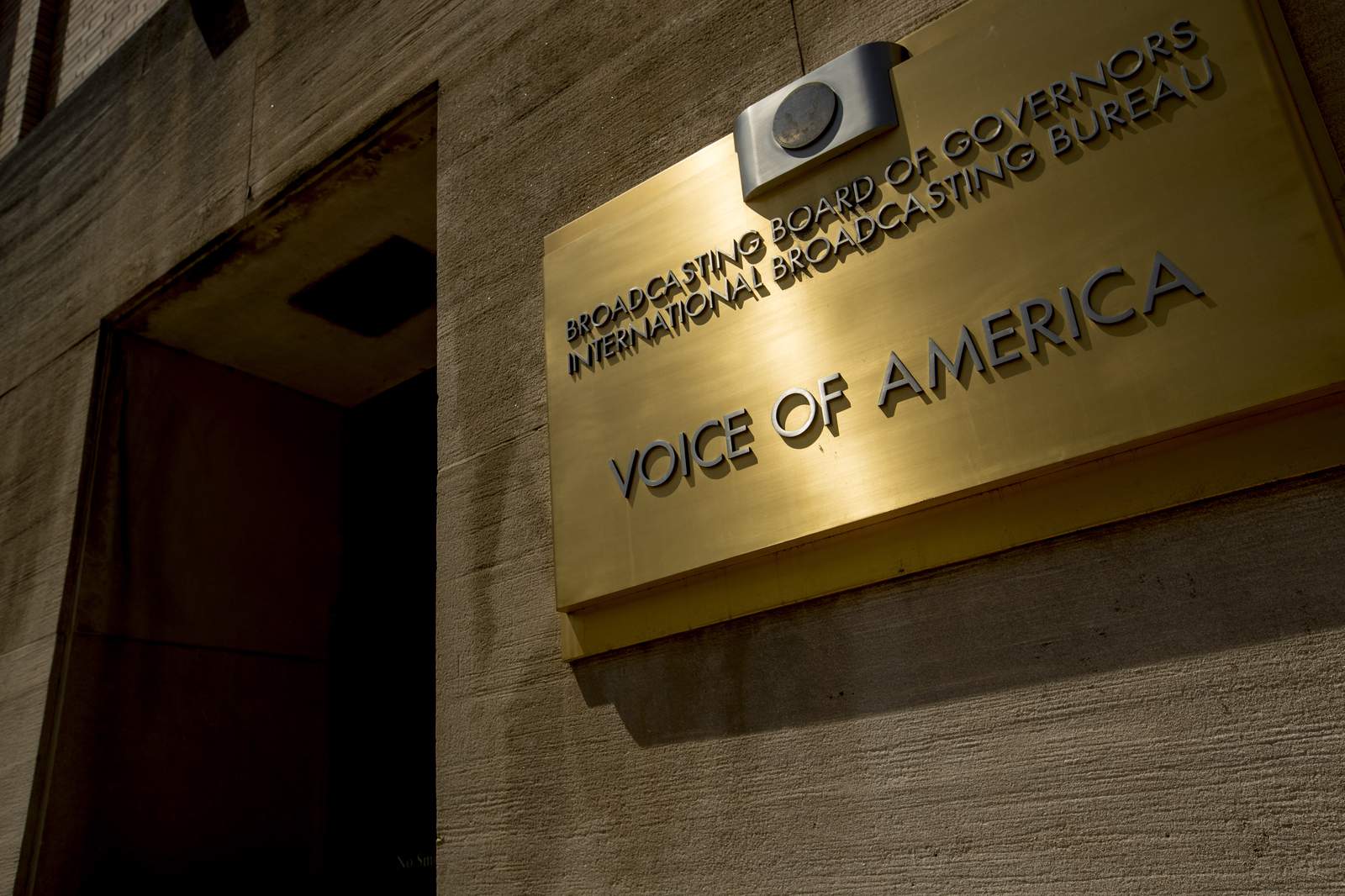 Suspended officials sue agency that runs Voice of America