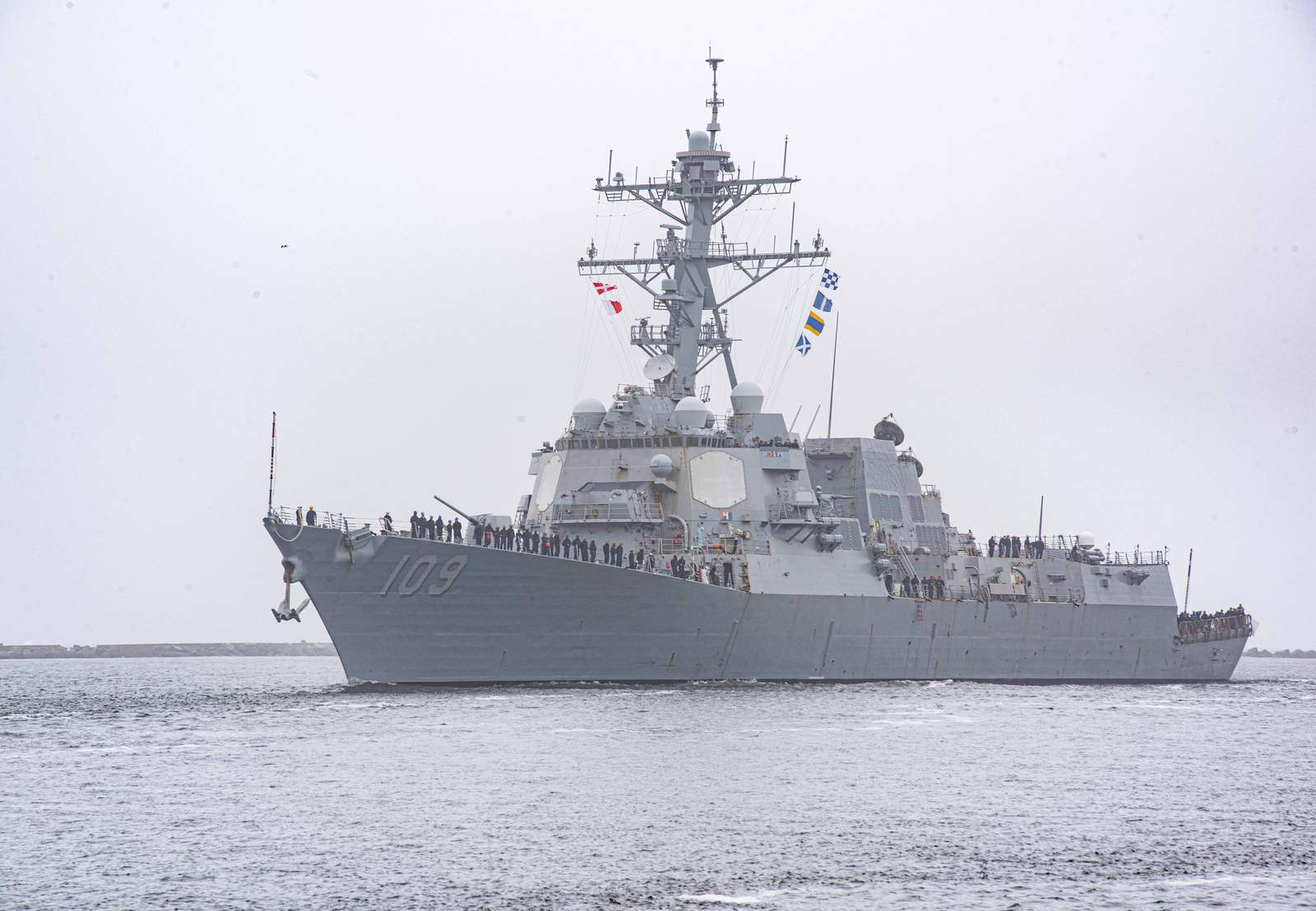 USS Jason Dunham arrives at new homeport of Mayport