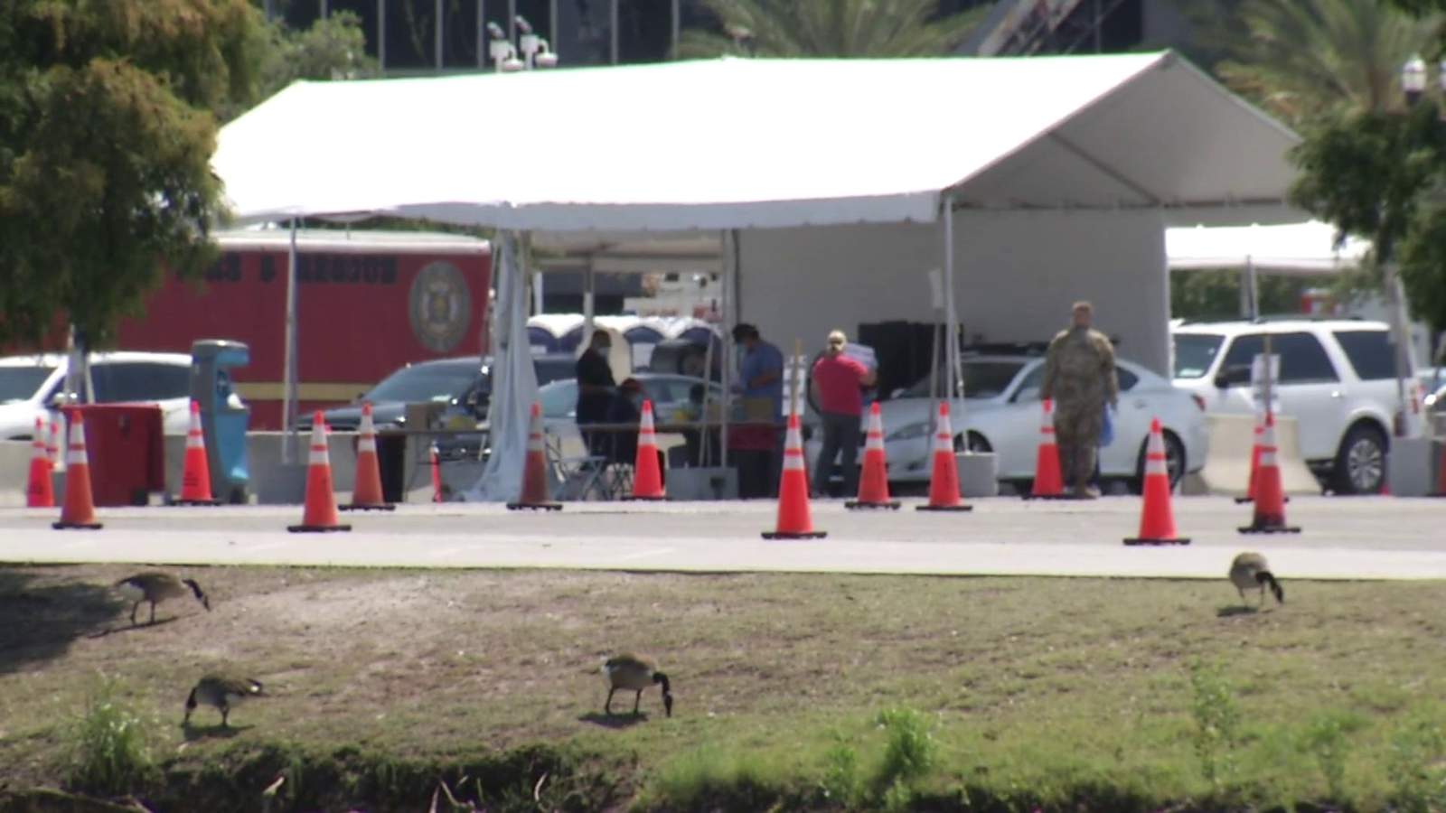Long lines return to Lot J; COVID-19 cases jump again in Jacksonville