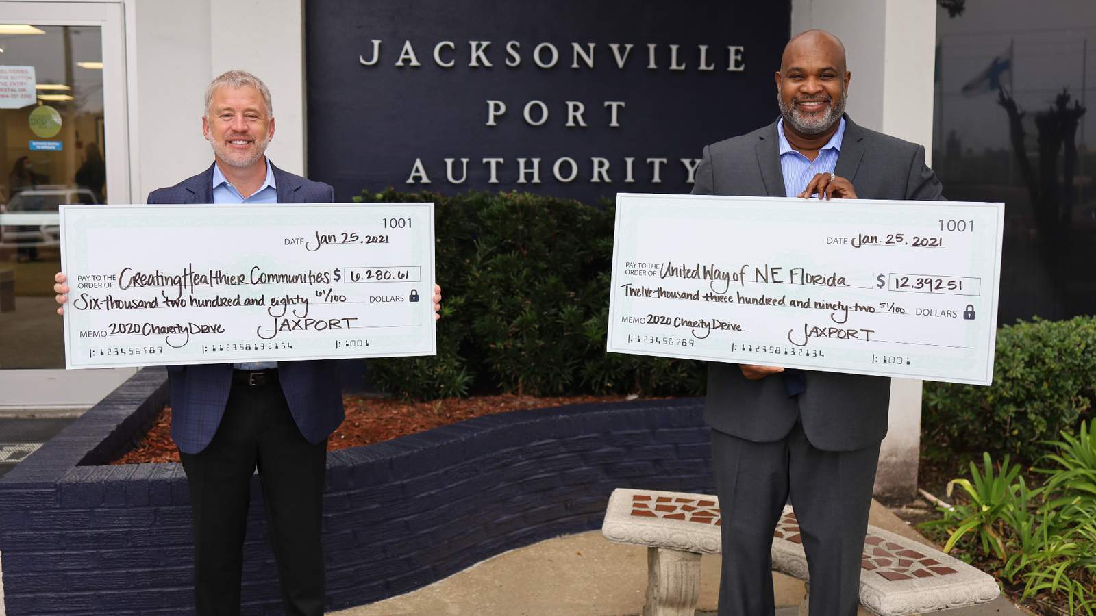 JaxPort employees donate nearly $19K to local charities