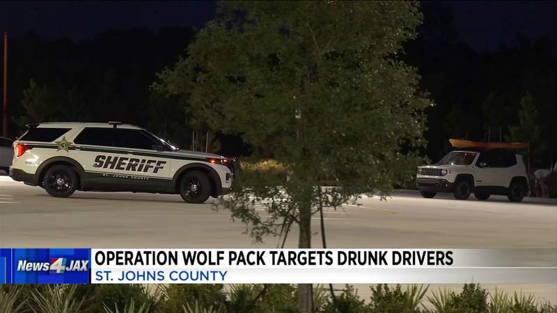 Authorities in St. Johns County cracking down on drunk drivers over holiday weekend