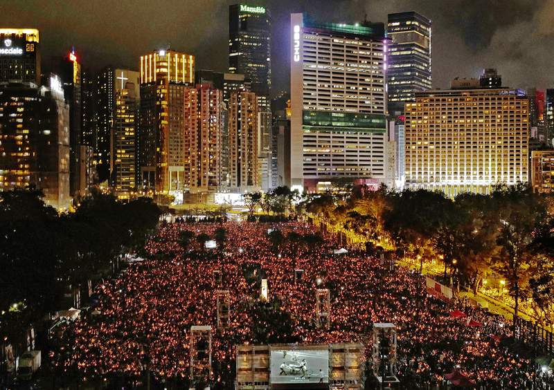 Hong Kong bans Tiananmen crackdown vigil for 2nd year
