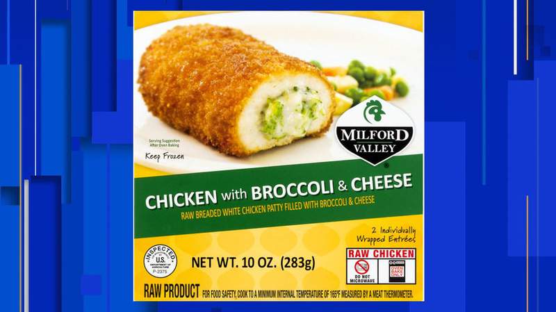 Frozen, raw chicken products sold at Aldi, other stores recalled for possible salmonella