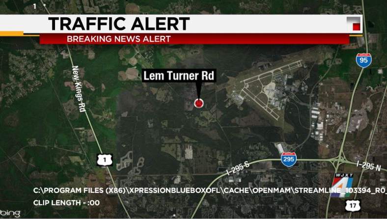 Downed power line causes traffic problems on Lem Turner Road