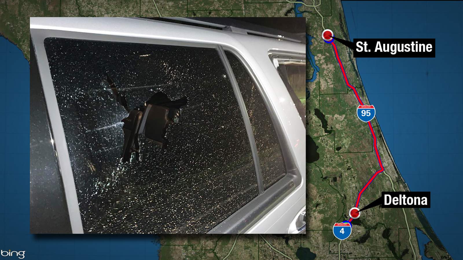 FHP: 19 cars hit by BB pellets on interstate in St. Johns, Volusia, Seminole counties