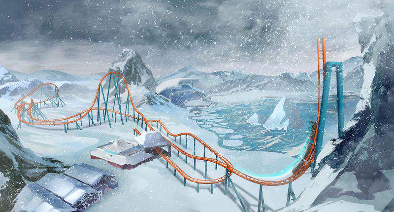 Get the first look at SeaWorld Orlando’s ‘Ice Breaker’ coaster