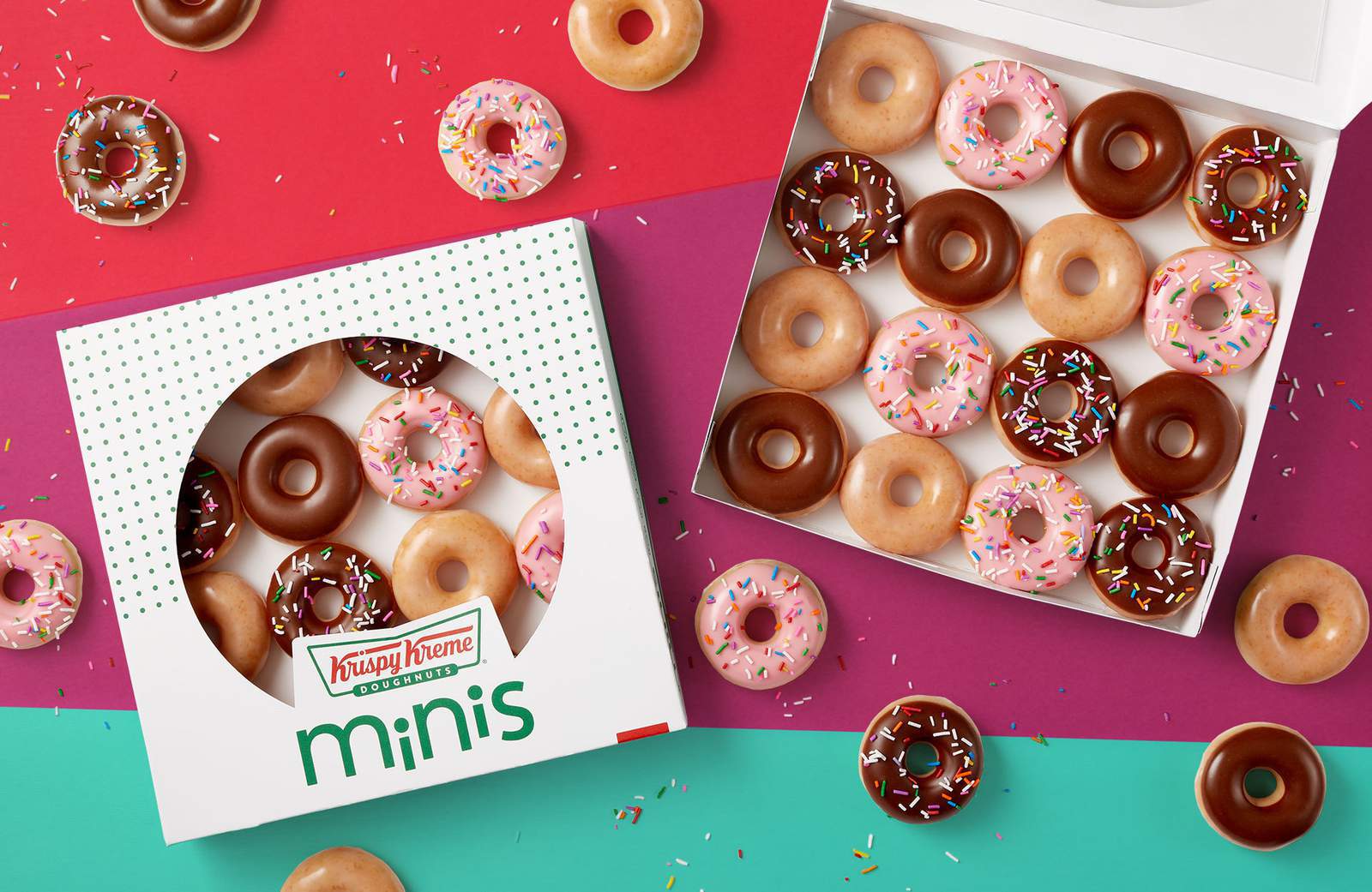 Krispy Kreme launches mini doughnuts with less than 100 ...