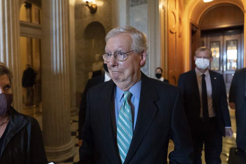 McConnell seizes on debt standoff to undermine Biden agenda