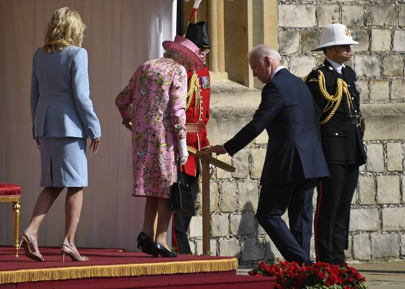 Biden says 'very gracious' queen 'reminded me of my mother'
