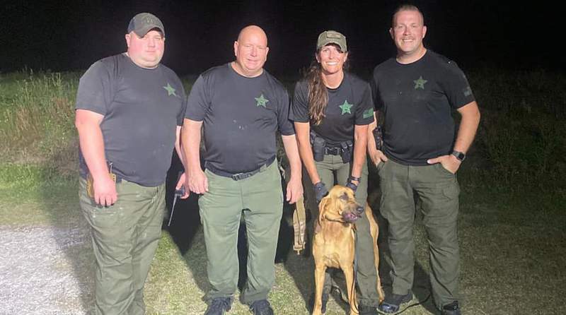 ‘Our first find’: K-9 deputy describes discovering missing man alive in woods