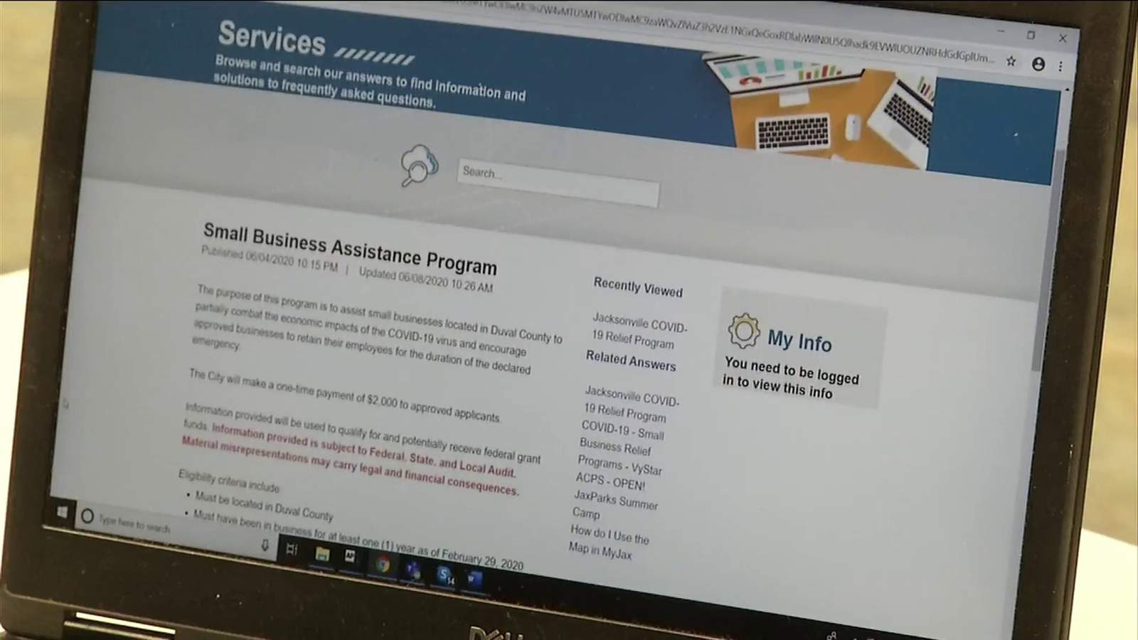 Applications open for Jacksonville small businesses looking for stimulus relief