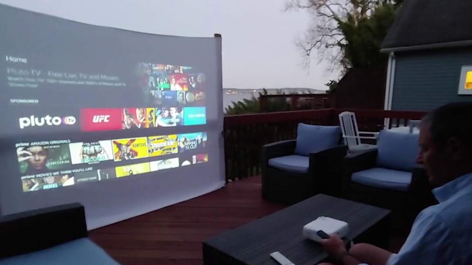 How To Have A Backyard Movie Night With A Mini Projector