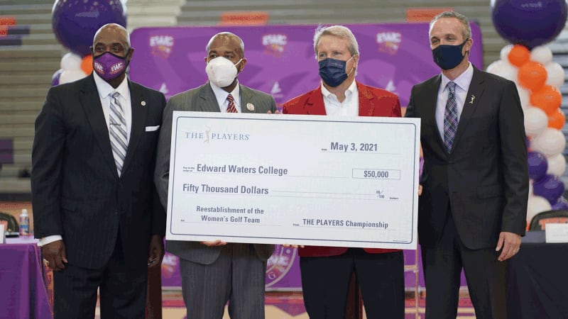 The Players donates $50K to help EWC reinstate women’s golf program