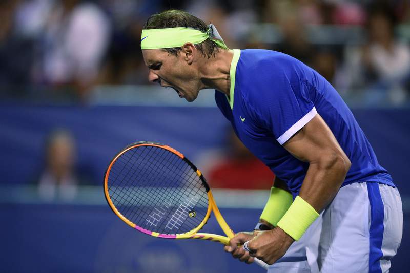 Nadal returns to tour with 3-set win over Sock in Washington