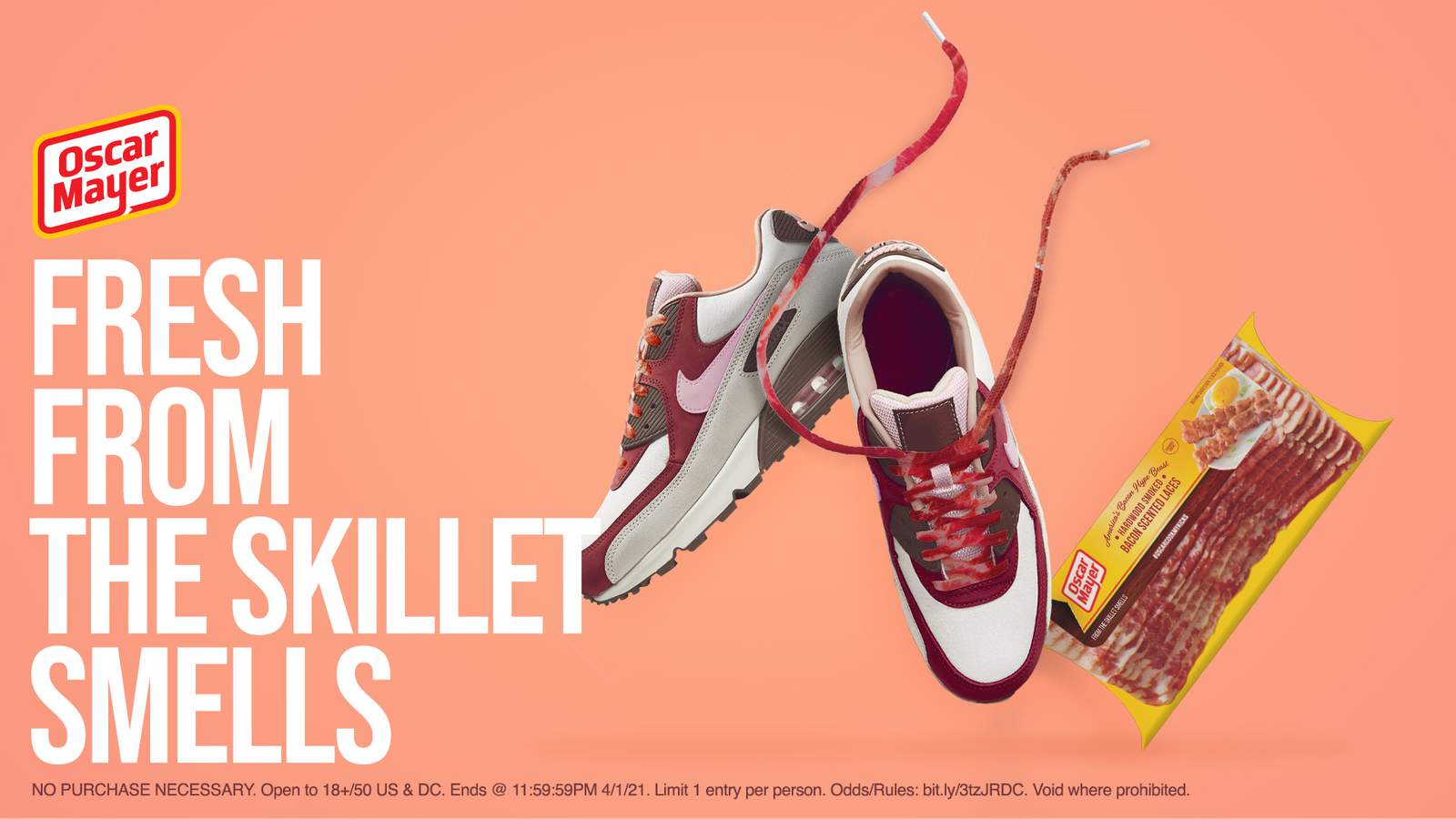 Oscar Mayer offering free shoelaces that smell like bacon