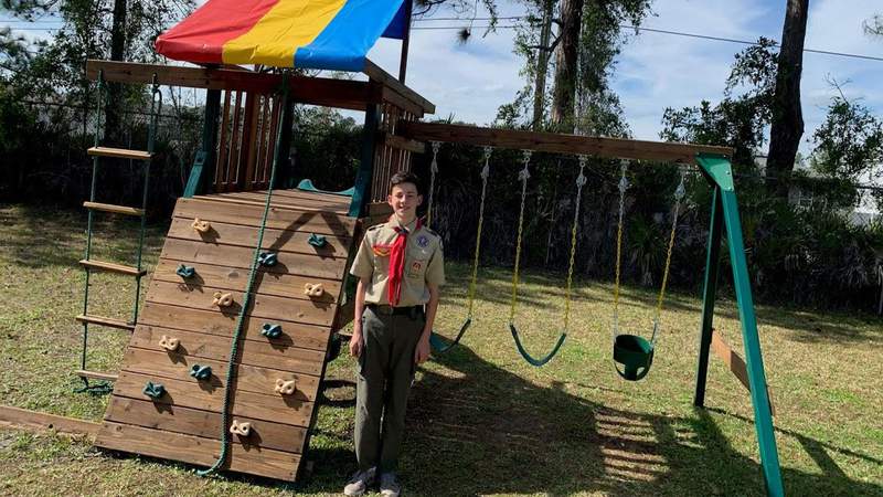 Local 8th grader’s Eagle Scout Project is making a Positively Jax difference