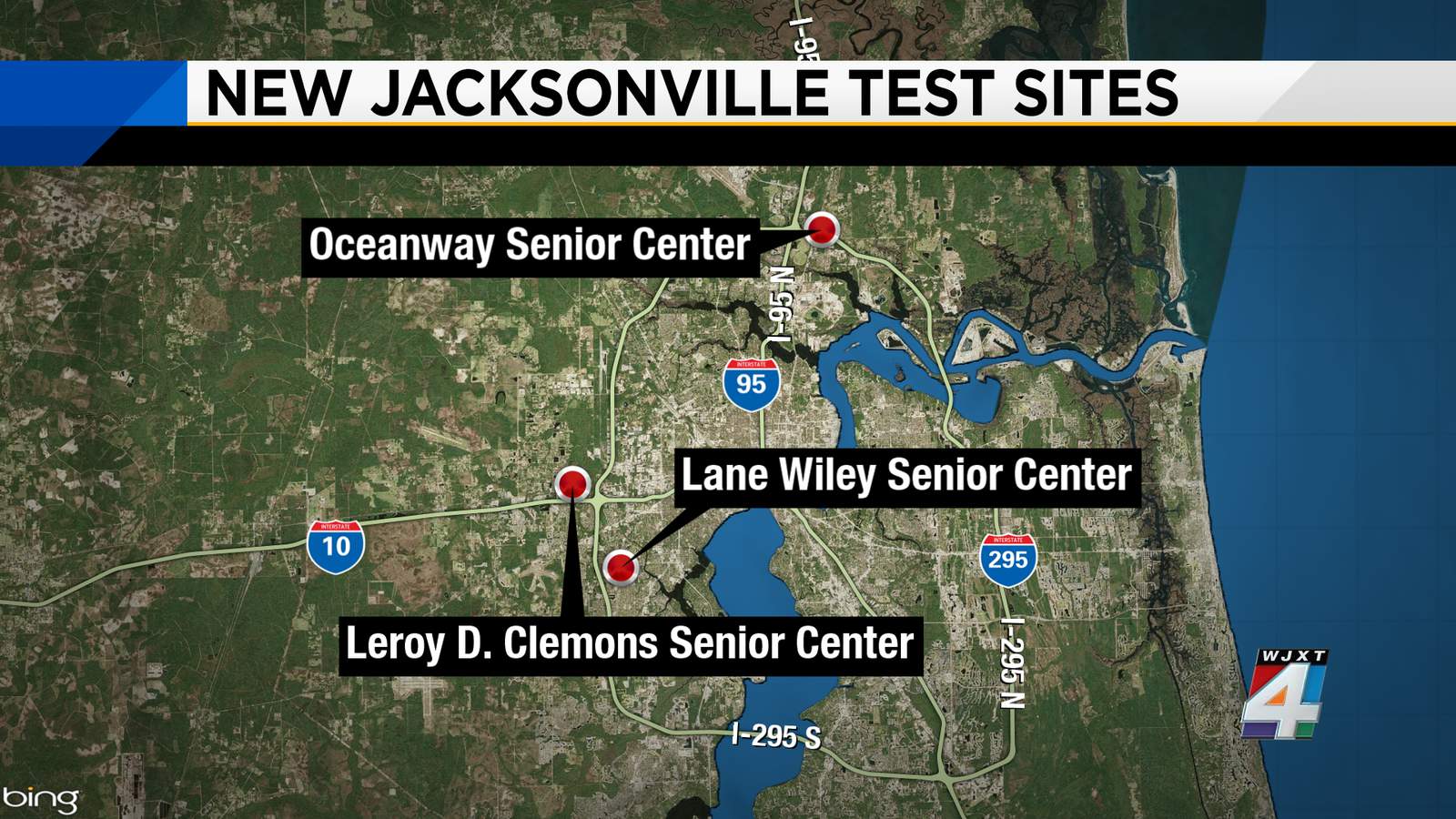 City of Jacksonville opens 3 new COVID-19 testing sites