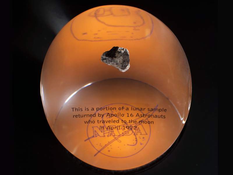 Piece of Apollo history on display from astronaut’s family