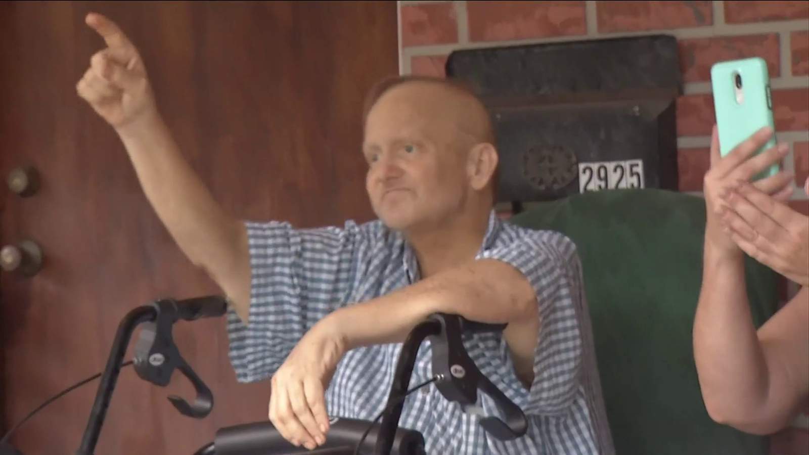 Jacksonville man who is terminally ill gets better turnout than expected for final wish parade