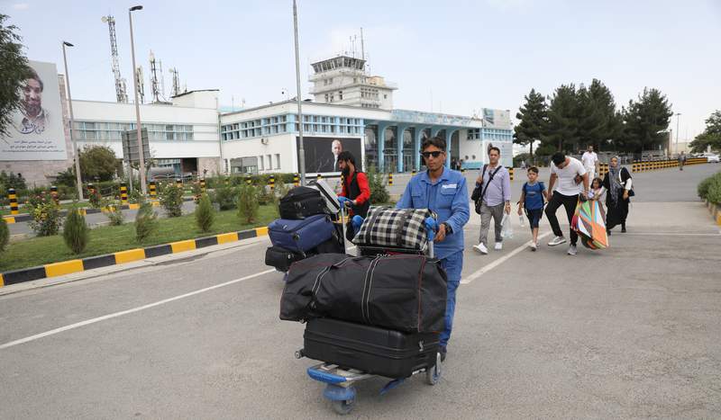 As Taliban tighten their grip, Kabul airport only way out