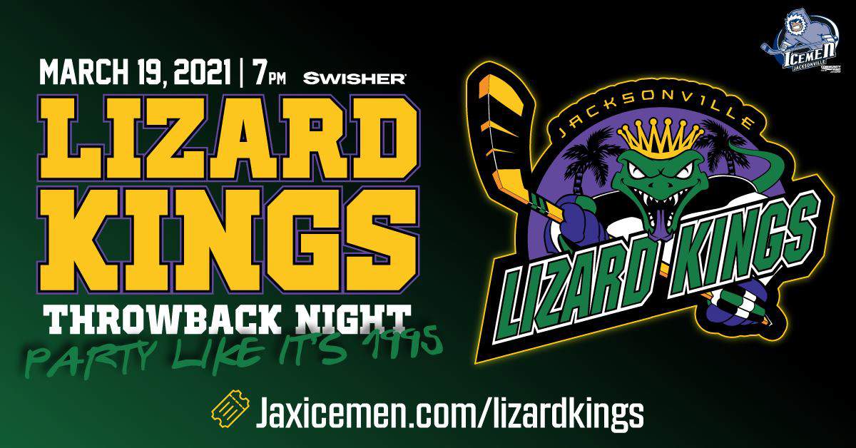 Jacksonville Icemen to hold ‘Lizard Kings’ throwback night