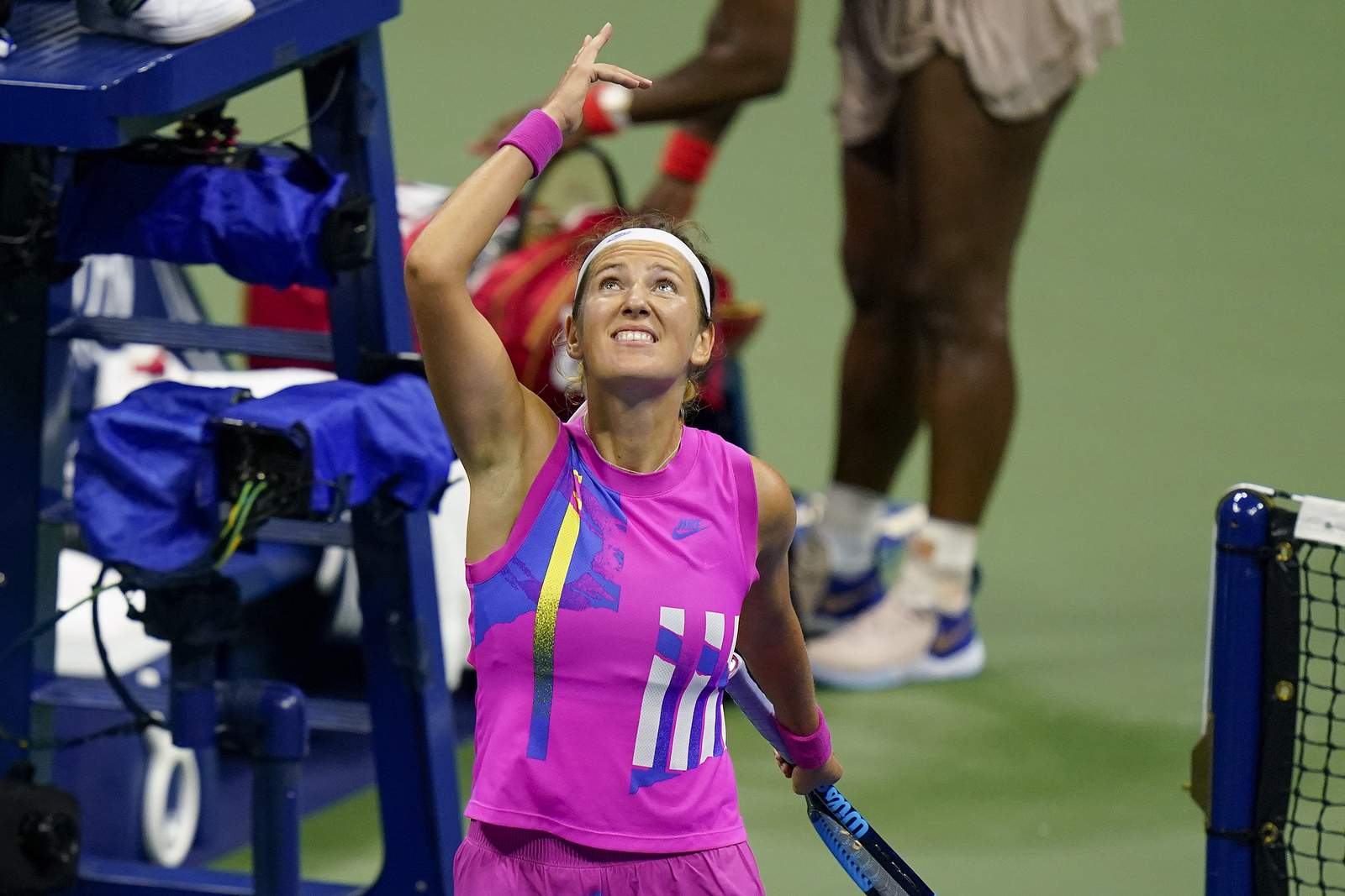 The Latest: Osaka, Azarenka set for US Open women's final