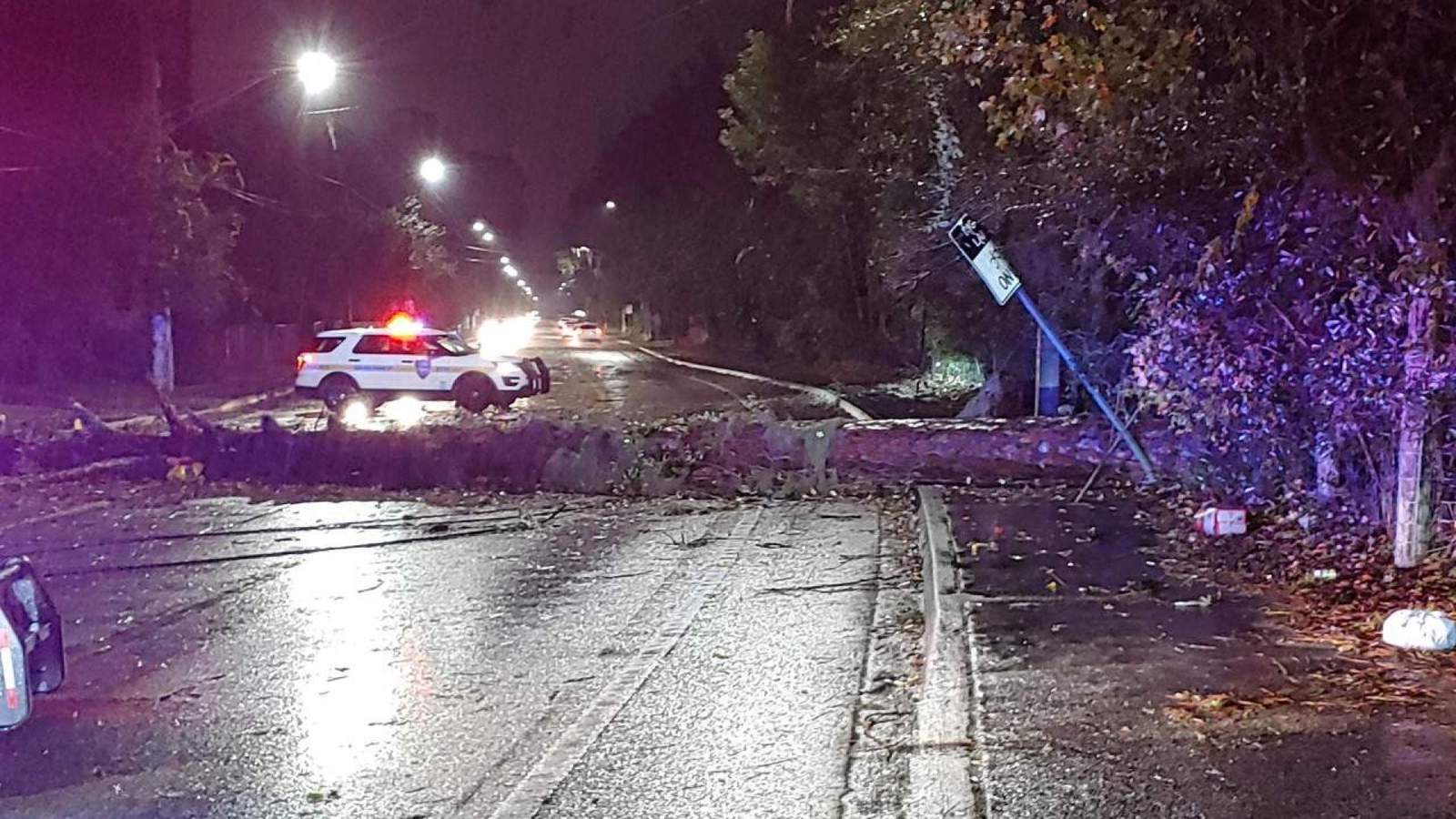 Damage, power outages after Christmas Eve storms