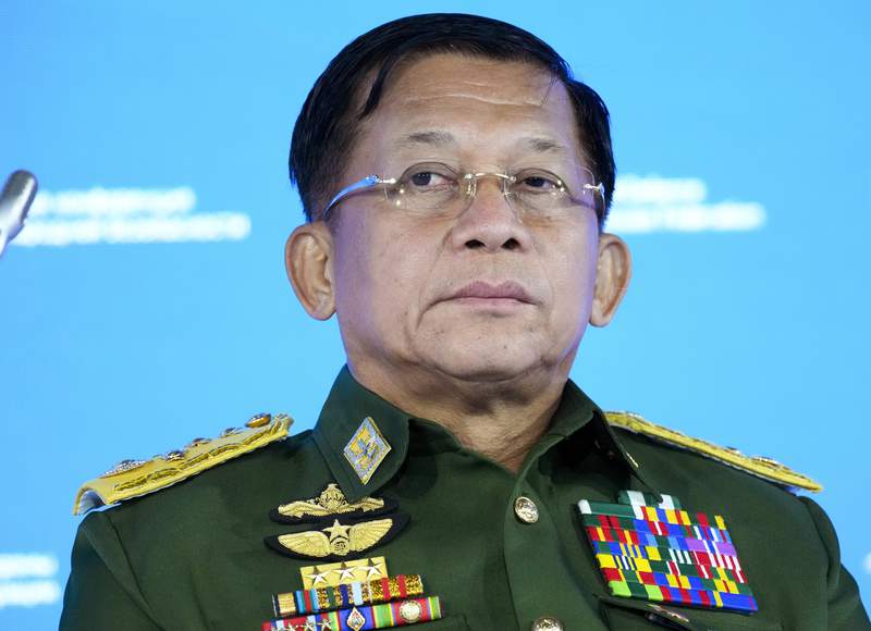 Myanmar leader says ASEAN blind to opposition's violence