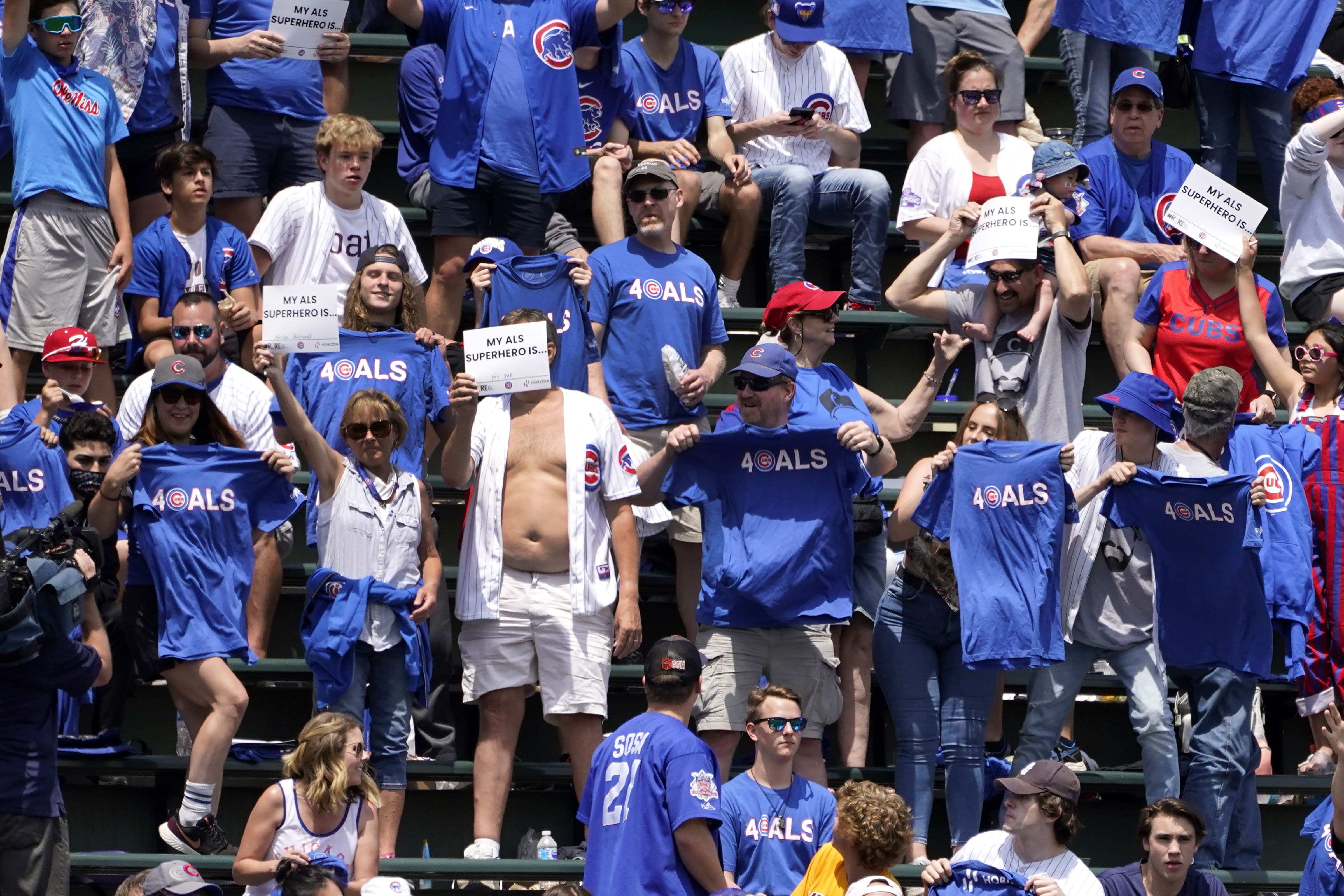 The Latest: Cubs to have full capacity at Wrigley next week