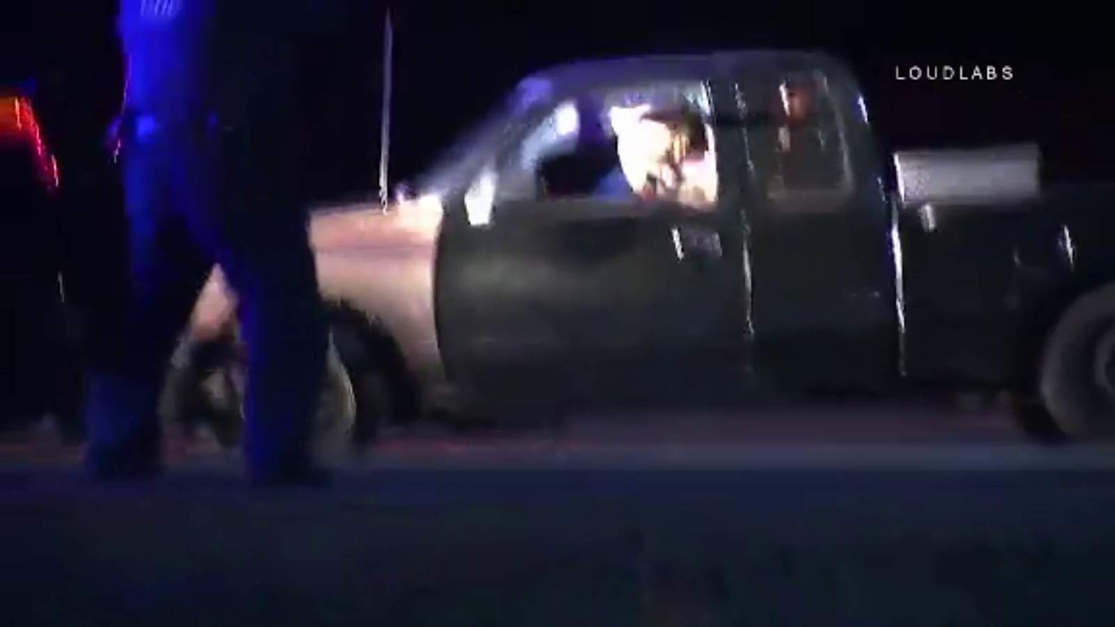 K-9 leaps through truck window to take down stalking suspect