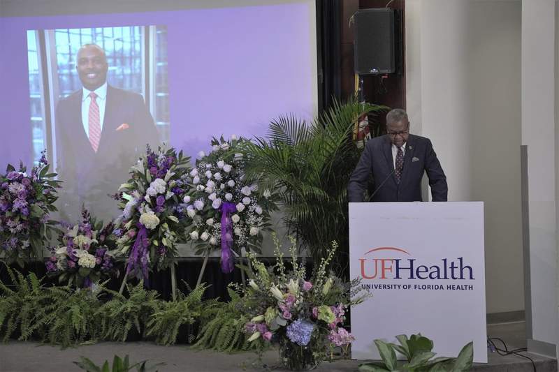 UF Health Jacksonville holds memorial service for Dr. Leon L. Haley Jr.