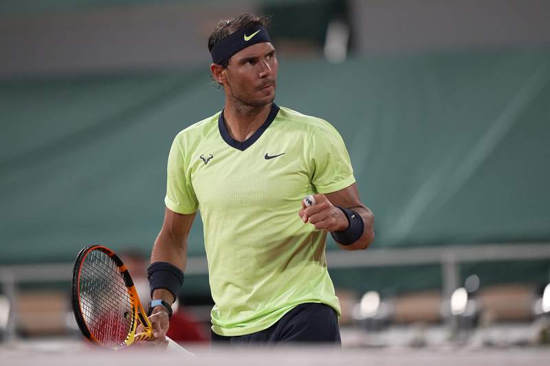 The Latest: Nadal advances, improves to 17-0 against Gasquet