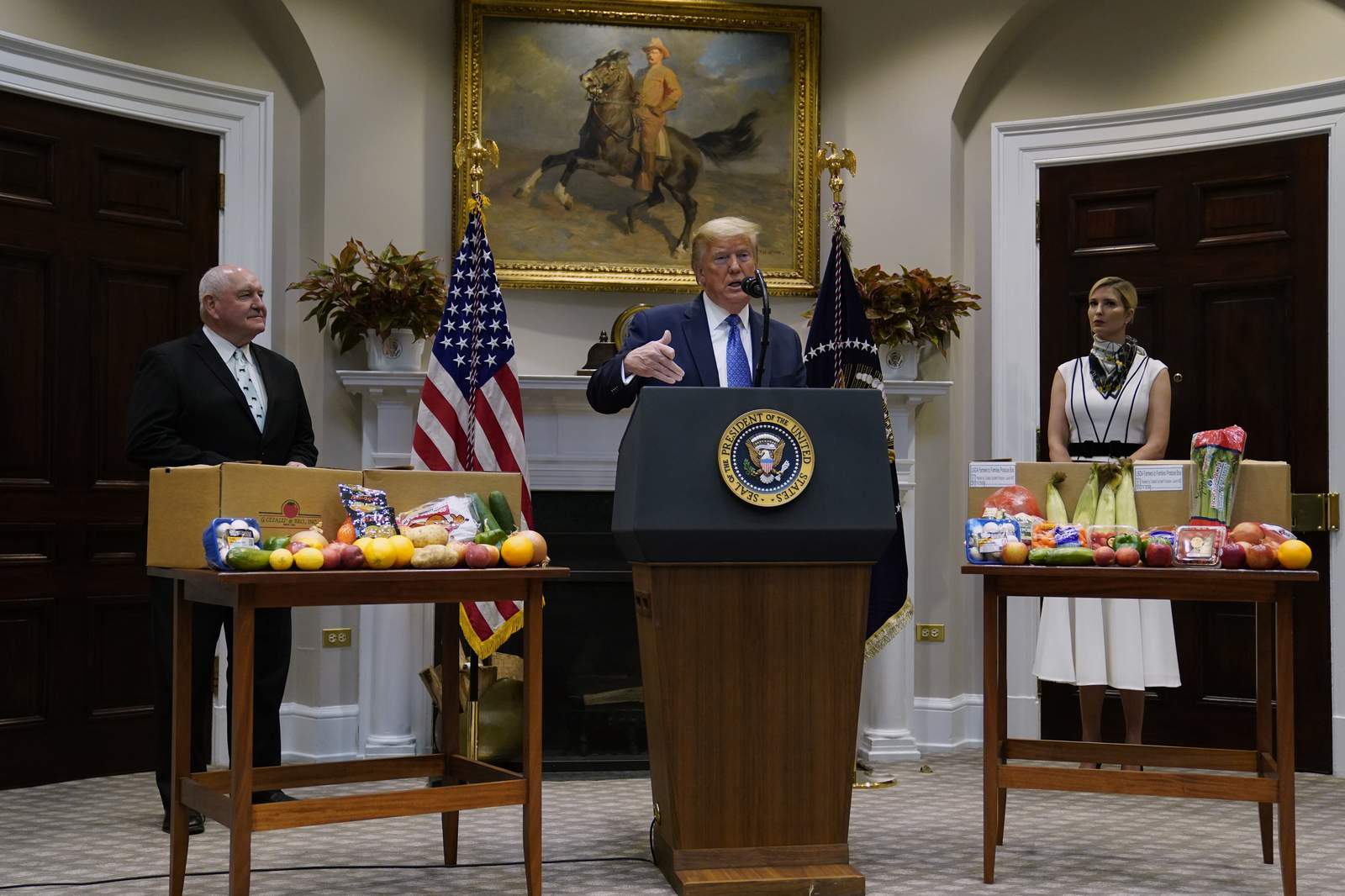 President Trump announces $19B program to help farmers, provide food assistance