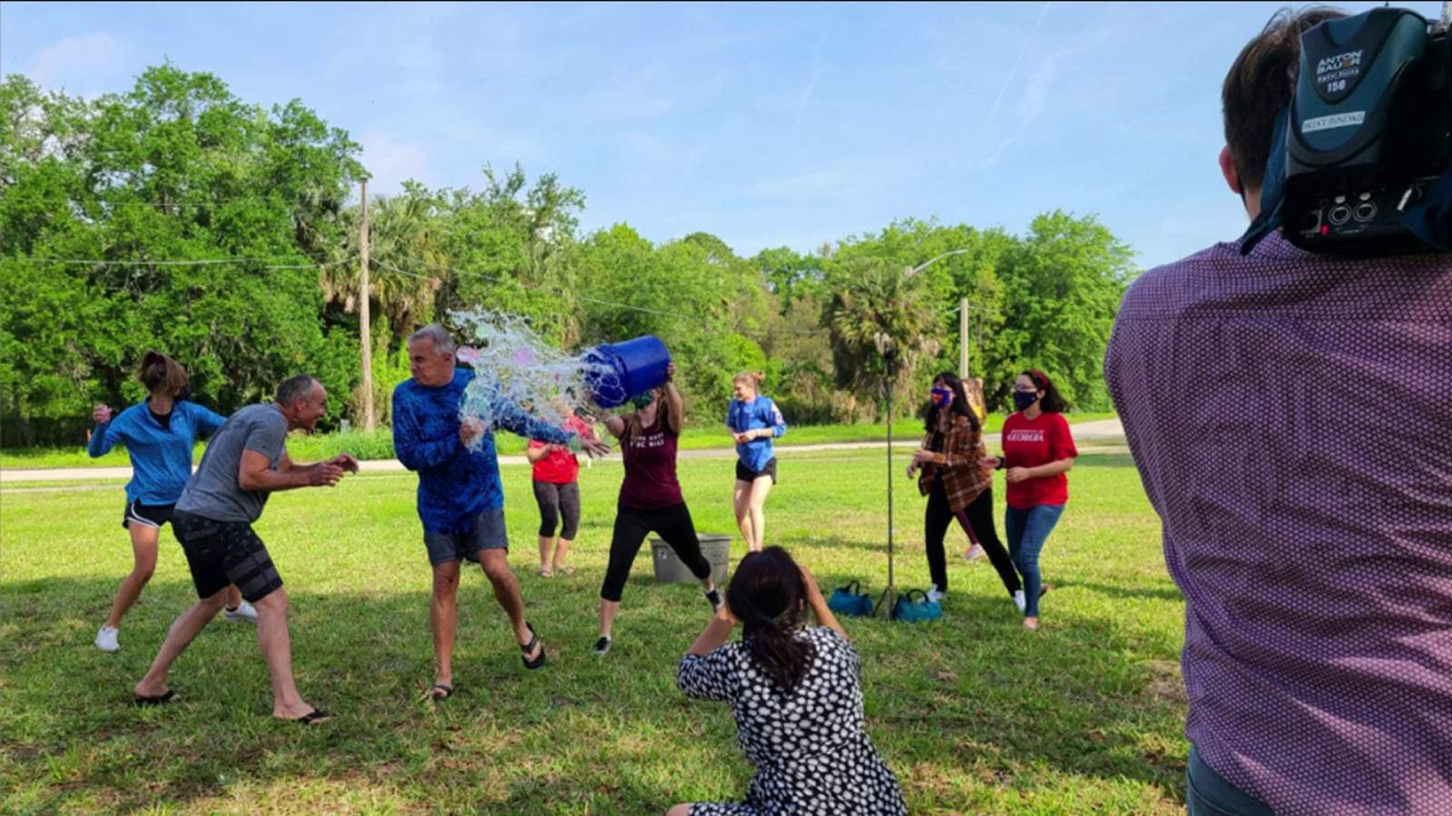 International Have Fun At Work Day: News4Jax celebrates with water balloon fight