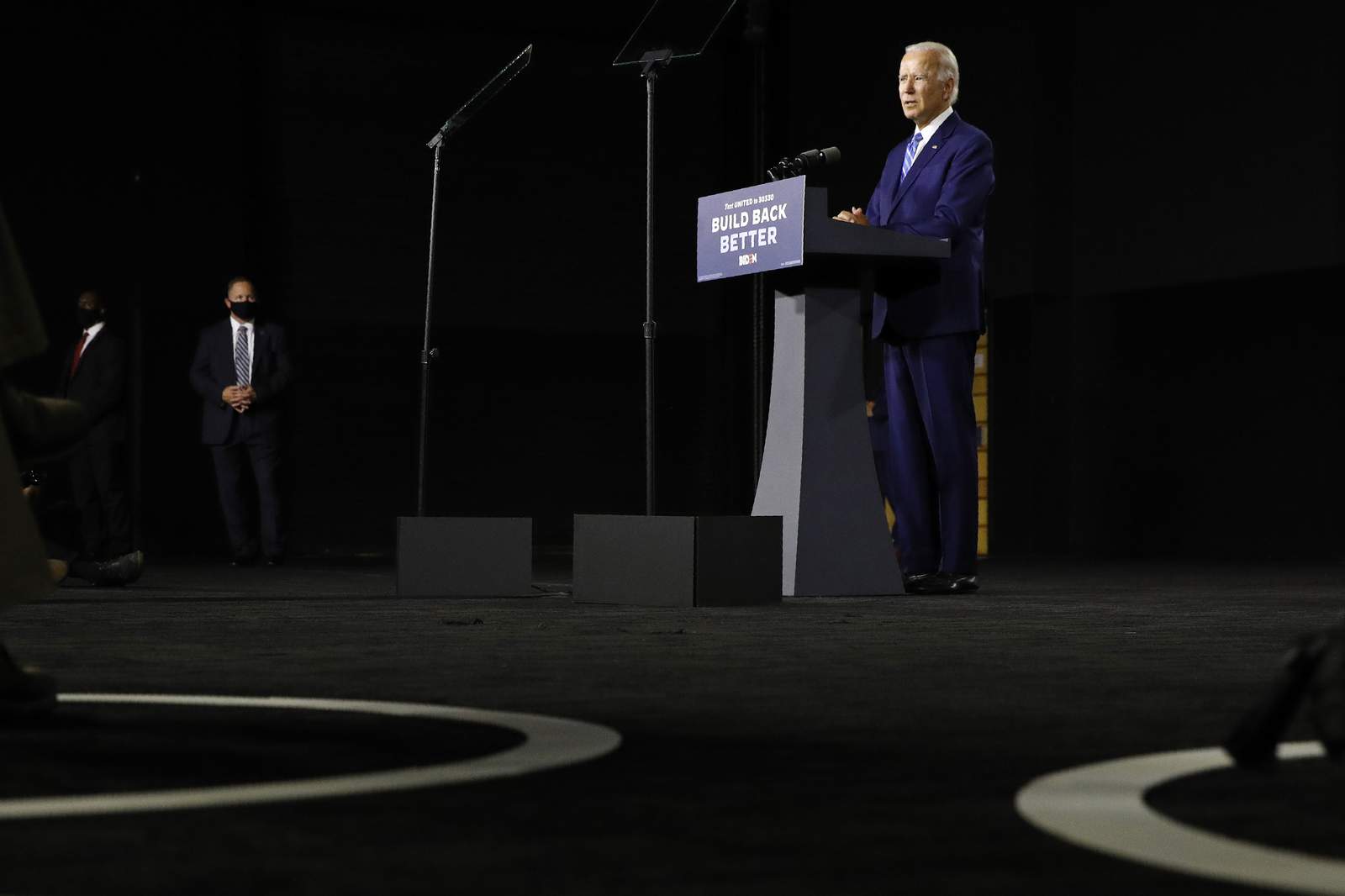 Biden says he's getting briefings from lawyers on VP options