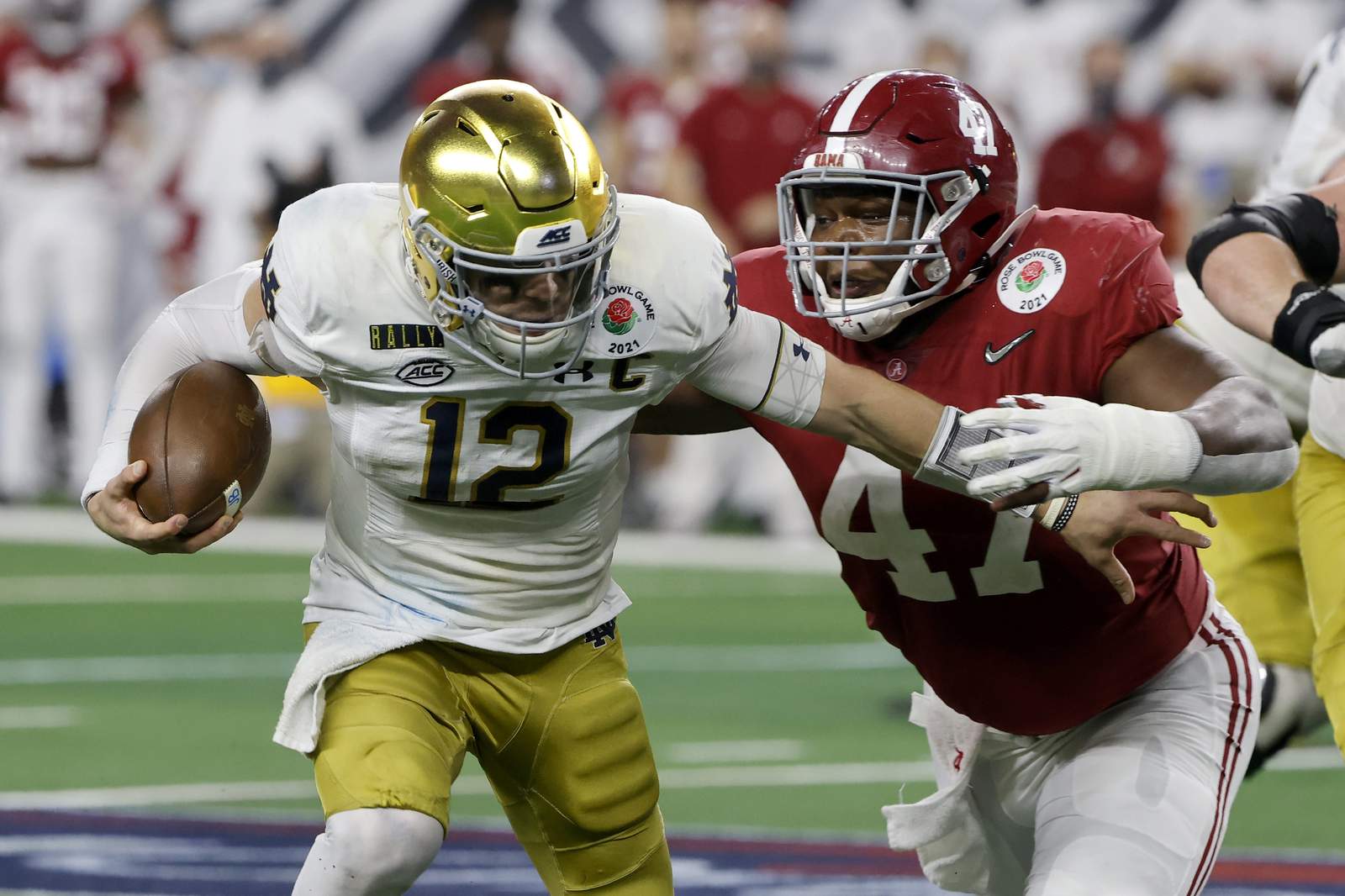 Notre Dame better in Texas, but loses again in semifinals