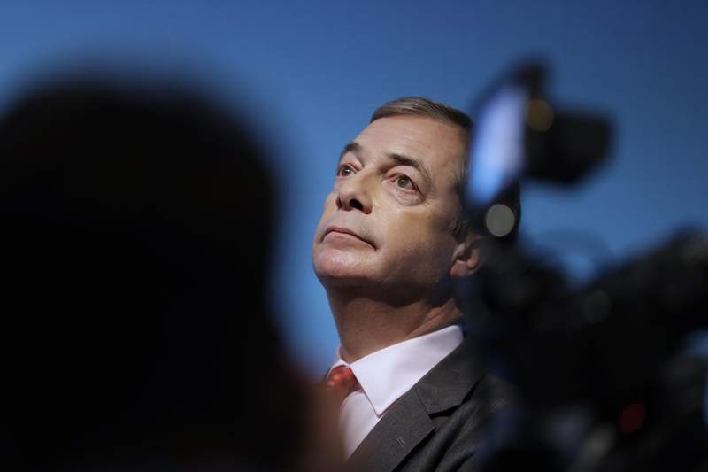 Struggling channel GB News hires Nigel Farage to host show