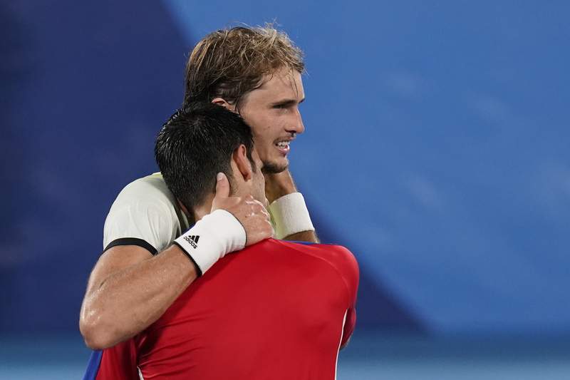 Djokovic loses to Zverev at Olympics, ending Golden Slam bid