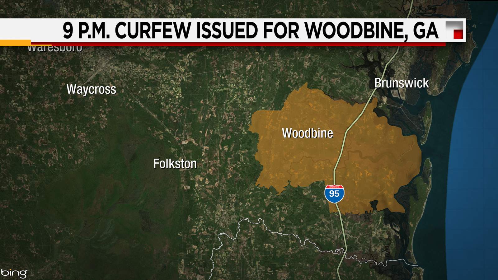 Curfew issued for City of Woodbine starting at 9 p.m.