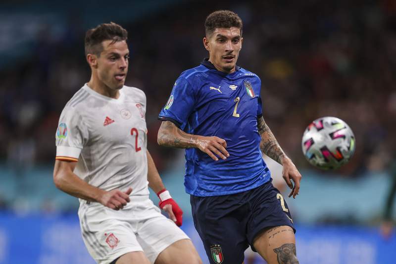 The Latest: Italy and Spain head to shootout at Euro 2020