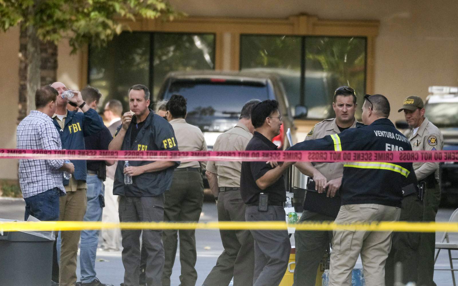 Report: Slain officer tripped during California bar massacre