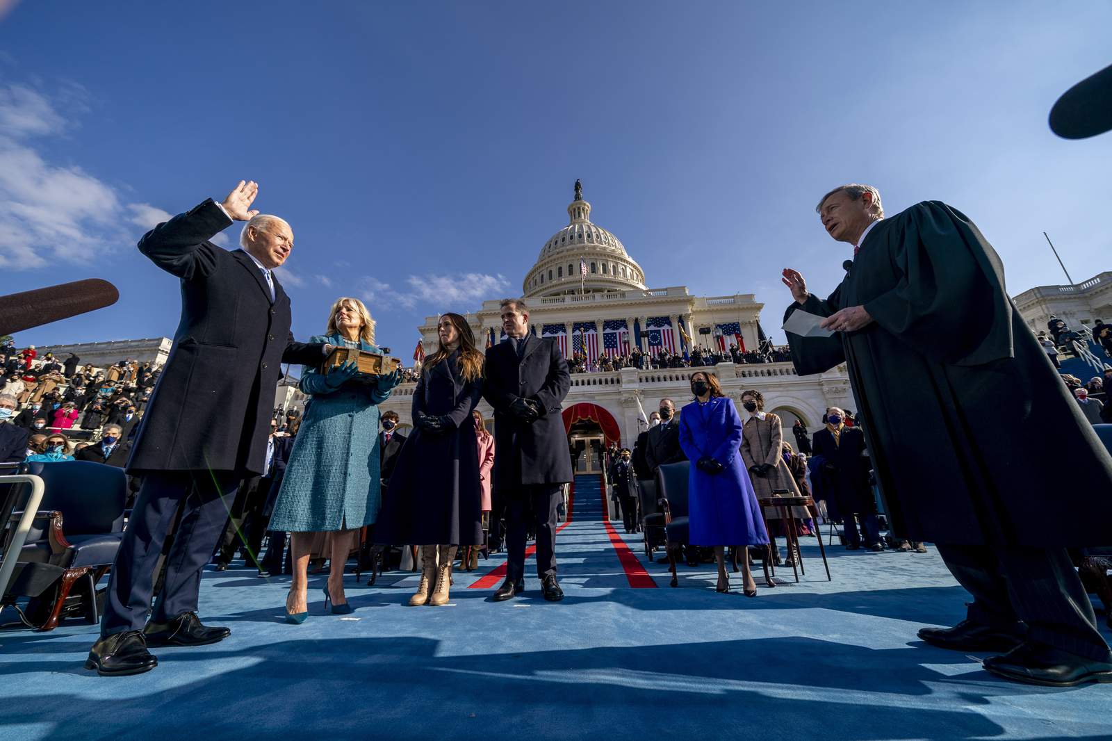 Biden oath second only to Reagan and Obama with TV viewers