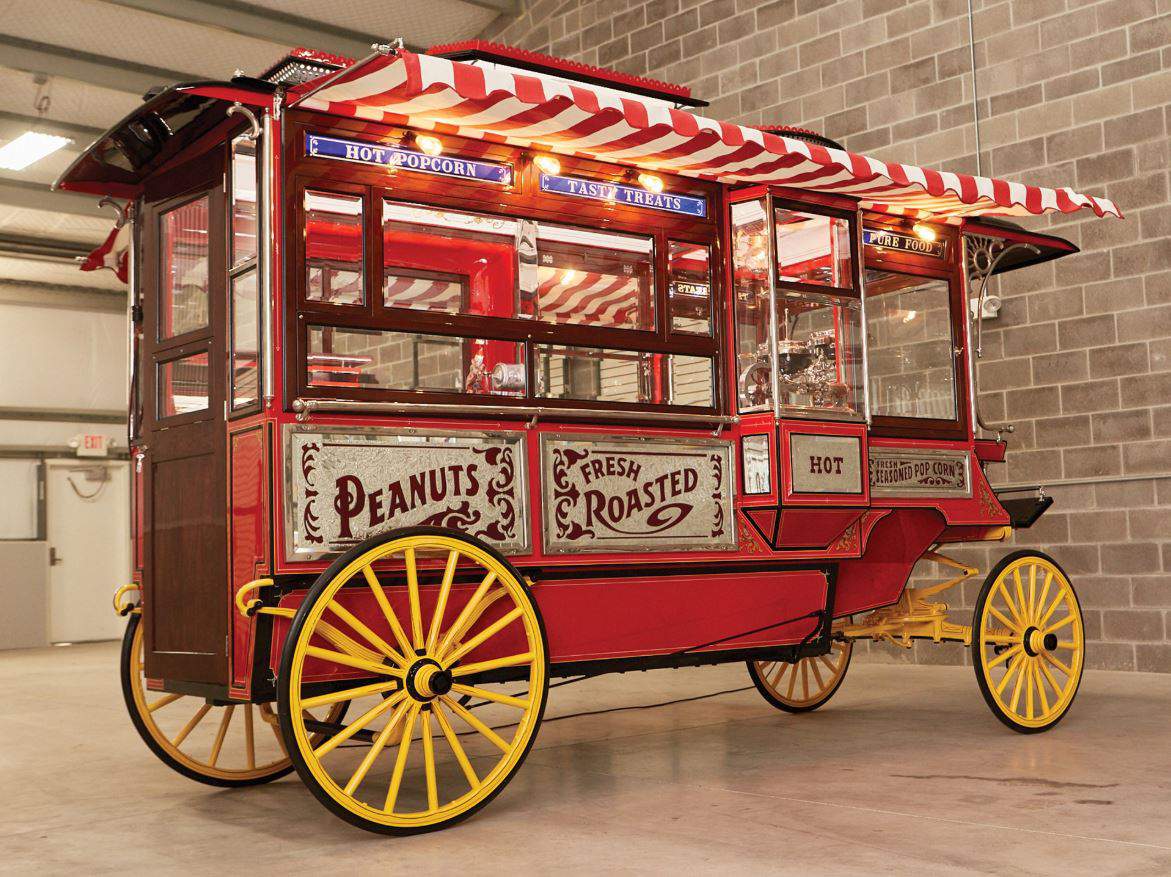 This 1900s popcorn wagon costs more than your dad’s Porsche