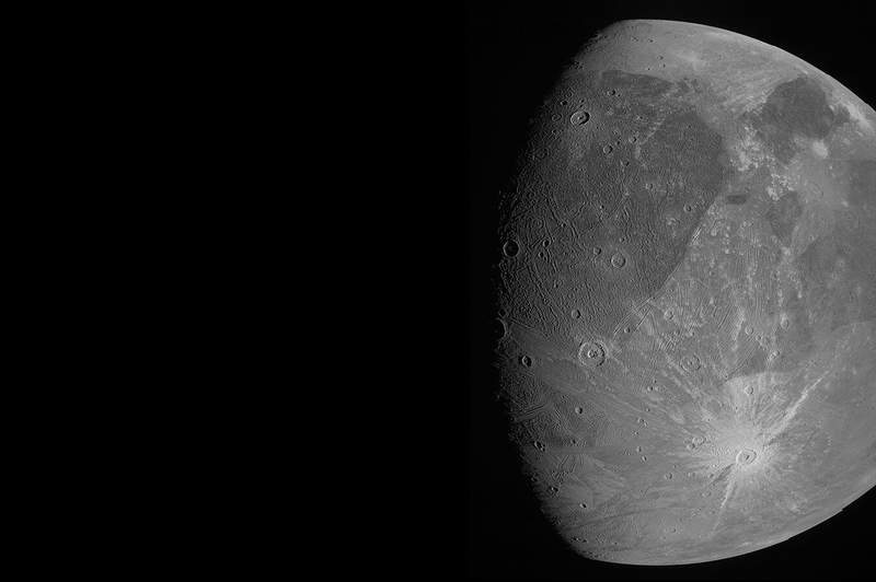 Spacecraft buzzes Jupiter’s mega moon, 1st close-up in years