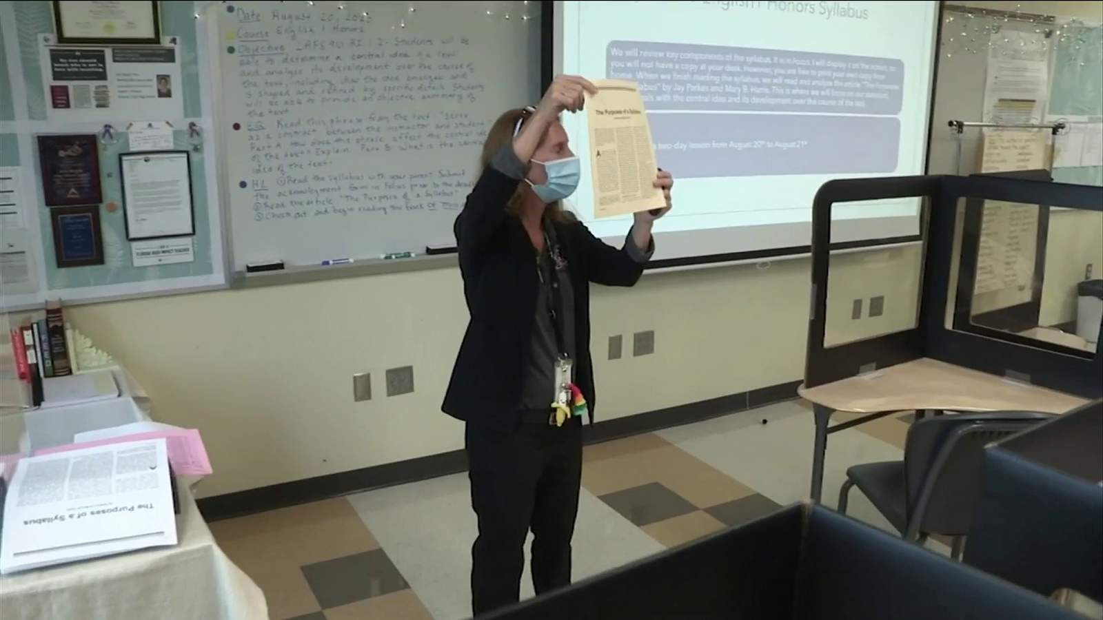 St. Johns County teachers will now need to use sick days for COVID-19 related time off