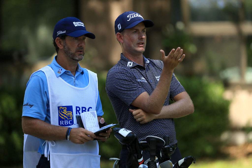 Golf without fans has been a different experience for caddie Paul Tesori