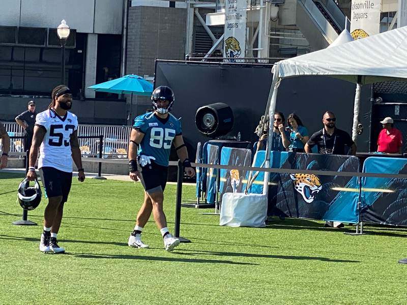 Jaguars training camp ’21: Fans back in stands, Trevor sharp running with the 1s